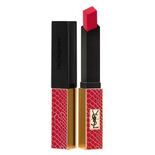 圣罗兰（YSL）细管纯口红2.2g 21#不羁复古红（高定鳄纹限定版）小金条复古哑光口红代购预售代购 复古正红21# 高定鳄纹限定版