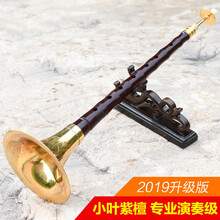 印度小叶紫檀唢呐乐器全套演奏D/降B调民间喇叭 降B调