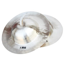 锣鼓 24-40公分 大头镲 川钹 大帽镲 铜镲 铜钹 手工打造 大头镲27CM(响亮耐用)送红绸