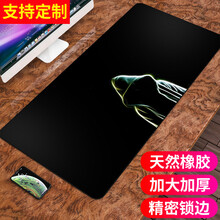 摩加超大鼠标垫写字电脑垫桌垫护腕加厚大号办公快捷键大全PS做图函数cad电竞桌面键盘学生书桌垫子 神秘骇客 尺寸400*900mm厚度3mm