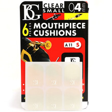 BG法国牙垫透明黑色降B高音单簧管黑管降E中音次中音萨克斯笛头贴 A11S 一包【6片】