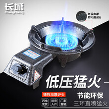 长城（changcheng）煤气灶单灶商用猛火灶家用燃气灶单灶饭店液化气台式炉灶 高配款 套装赠品【液化气】 低压猛火