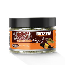 BIOZYM 百因美慈鲷饲料 三湖慈鲷粮 慈鲷鱼三湖鱼马鲷鱼食鱼粮 慈鲷粮鱼饲料 素食120克