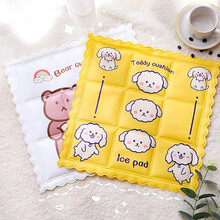 夏季卡通冰垫办公室坐垫凉垫学生散热冰凉凝胶冰垫汽车冰坐垫 卡通款随机发