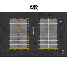 拓意出品1:64 儿童地垫桌垫 停车场图案 无味防滑可水洗 A款英文