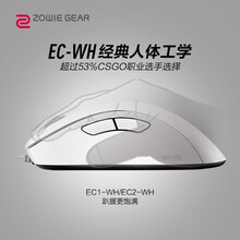 卓威ZOWIE GEAR EC2-B EC3-C电竞FPS有线游戏鼠标 CSGO鼠标 EC1-白色