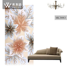 水木语地毯 进口羊毛定制现代舒适花式卧室床边床尾毯 手工定制 进口羊毛 加密加厚 防滑耐用 3D雕花 MC3083 0.8米x1.6米