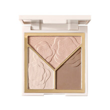 三色高光修容盘哑光闪粉鼻影阴影腮红一体盘李佳琦 01#巧克力拿铁