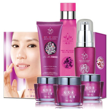 娇伶燕窝素白里透红美白套装去斑霜祛除斑淡化斑补水保湿化妆素颜面霜护肤品依祈 六件套日霜+晚霜+珍珠膏+玫瑰花露+嫩肤乳液+洁面