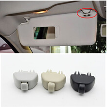 适用新明锐新帕萨特新桑塔纳新捷达新波罗Polo遮阳板卡子挂钩 卡扣 新波罗POLO. 遮阳板卡子一套[灰色]