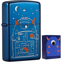 之宝（ZIPPO）捣蛋萌兽（蓝冰） ZCBEC-220  煤油防风火机