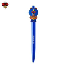 BRAWL STARS 圆珠笔卡通学习动漫周边萌趣文具学习用品LINE FRIENDS荒野乱斗 艾尔·普里莫&布朗熊 圆珠笔