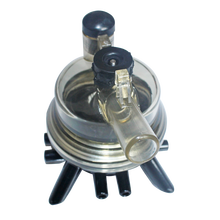 创普 牧场挤奶配件 150毫升奶牛集乳器  塑料集奶爪  透明盖子 带闭气阀 150CC PSU 集乳器