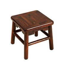 鲁艺红木家具大红酸枝/老红木/老挝红酸枝（学名：交趾黄檀）富贵凳王世襄收藏同款小凳子方凳便携迷你坐凳 富贵凳