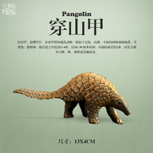 狐狸仿真动物模型 塑料小浣熊松鼠老鼠仿真动物模型 儿童认知玩具3-10岁 穿山甲