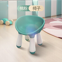 儿童塑料多功能积木桌拼图拼装拼插玩具益智大颗粒大号宝宝画板智力开发动脑 椅子(绿)