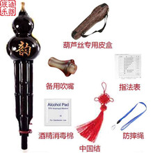 葫芦丝乐器降B调C调可拆卸型双音树脂入门初学成人儿童防摔乐器 C调+皮盒(有效保护葫芦丝)