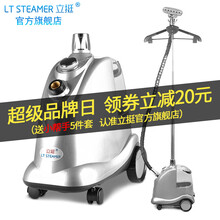 立挺MT-9 服装店用商用大功率蒸汽挂烫机专用 2200W聚能炉双全铜接口挂式电熨斗熨烫机家用电烫斗 银灰色
