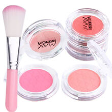 腮红 胭脂膏腮红盘哑光裸妆修颜高光珠光单色防水初学者持久女 MAX腮红3号 单腮红