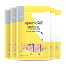 好命天生（Honeycare）猫零食金枪鱼鸡肉160g宠物猫湿粮流质成年幼猫肉条猫咪零食 金枪鱼鸡肉160g(10g*16)