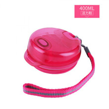 适配特百惠水杯盖子配件 杯盖400ml原装晶彩茶韵杯杯盖防漏水整盖 400整盖活力粉+密封圈+挂绳