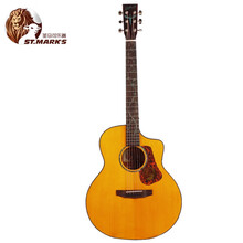 ST.MARK'S 圣马可吉他 民谣单板木吉他  CL128C原木色 亮光JF型缺角 云杉桃花芯