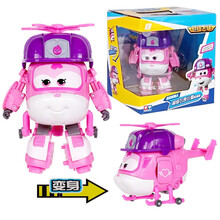 奥迪双钻 超级飞侠第三季大号变形机器人雪儿变形汽车朗朗儿童玩具套装 大版变形机器人-小柔730223 送：运费险+贴画