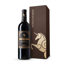超市	翡马 王子特酿美乐品丽珠混酿干红葡萄酒 2014年 750ml 单瓶礼盒装 波尔多村庄级AOC 法国进口红酒