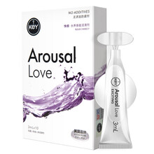 KEY快感润滑液女用高潮倍滑人体润滑油私处护理液水溶性润滑剂后庭夫妻房事成人情趣性用品 独立小支装 快感-增加私处敏感润滑液 10只装