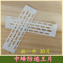 中蜂用具蜜蜂防逃跑片隔王板蜂箱巢门防跑密蜂王阻挡出逃王防跑片