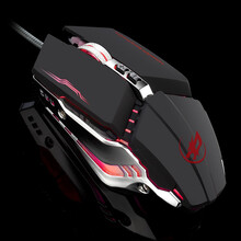 SOZA电竞游戏鼠标绝地求生英雄联盟lol吃鸡cf机械台式电脑笔记本家用有线宏编程鼠标办公无线静音 金属升级版【有声宏编程版】黑色