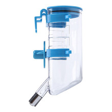 宠哆哆 宠物喂水器 喝水器小狗狗猫咪喝水器 饮水机笼子挂式猫喝水机水壶幼猫小狗水杯兔子仓鼠狗狗水壶杯 室内挂式350ml-蓝色 宠物喂水器