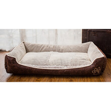 狗窝猫窝宠物窝舒适透气四季通用狗垫子宠物垫泰迪狗拉布拉多大型犬小型犬中型犬 灰色 M：70*55【25斤内】