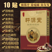 轩源堂医用冷敷贴 颈椎冷敷贴腰椎膏贴滑膜足跟痛黑膏贴腰痛富贵包周颈椎冷敷贴颈椎腰椎骨关节痛cy 4盒（40贴装）