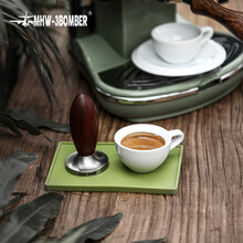 mhw-3bomber轰炸机意式咖啡机压粉垫 吧台迷你收纳垫子 咖啡手柄垫 迷你收纳垫-绿色