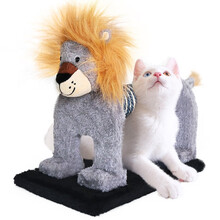 酷奇宠 猫抓板猫玩具 宠物猫咪磨爪器剑麻磨爪板猫爪板猫抓柱玩具用品 小狮子 猫抓柱