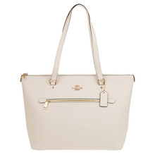 蔻驰（COACH） 奢侈品 女士大号托特包单肩手提包白色牛皮革 F79608 IMCHK