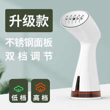 志高手持挂烫机蒸汽电熨斗家用小型便携式神器宿舍熨烫衣服熨烫机 升级款【不锈钢面板+双档调节】珍珠白