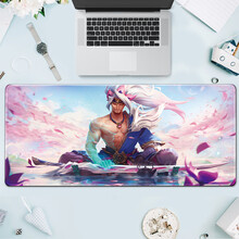 镇魂歌  鼠标垫超大号游戏电竞动漫二次元女生鼠标垫键盘垫加厚桌垫 青莲剑歌 300*800*4mm