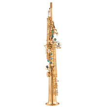 日本铃木SUZUKI 萨克斯降B调高音一体风管乐器 初学者入门考级演奏【礼品丰富】 一体管演奏款-电泳漆金-雕花【雅马哈键型】