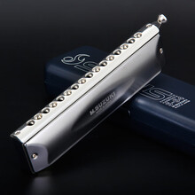 SUZUKI日本原装进口铃木天狼星半音阶口琴初学者成人专业演奏级乐器 S-4812孔48音C调+原装预订发货时间待定
