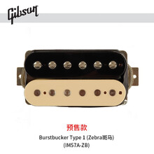Gibson吉普森电吉他吉他拾音器单双线圈金属摇滚套装升级改装配件 Burstbucker Type 1(斑马)