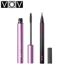 薇欧薇VOV再见熊猫眼睫毛膏浓密纤长防水不晕染迷炫卷翘黄金密羽翘长弹力 再见熊猫眼睫毛膏组合