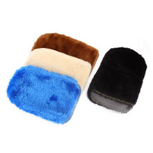 擦鞋布 4只装软毛鞋刷擦鞋布抛光手套鞋刷子皮鞋鞋子清洁毛绒刷MSY 4只毛绒布+3瓶护理油