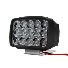 适用于电动车灯摩托车灯超亮改装灯电动车led灯泡射灯12v48伏60v72V80v 防水大灯 激光超亮远近光爆闪15株