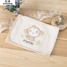 0一3个月-24个月婴儿肚兜可调节护腰带裹肚子小孩绑带通用婴儿肚脐护围保护防着凉腹围四季g 夏天薄款杏色条纹 小号 适合 0到6月