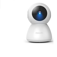 飞利浦200万像素监控摄像头360度室内高清无线wifi监控摄像头手机远程监控夜视精灵双向语音1080P摄像头-标配