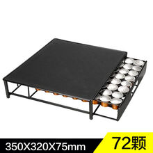 胶囊咖啡架胶囊咖啡架收纳架子储存奈斯派索抽屉胶囊粒展示架 YZ83抽屉 72颗