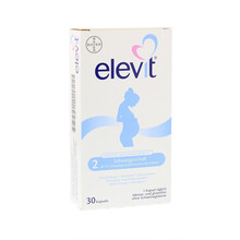 Elevit 德国本土版拜耳爱乐维孕妇产妇哺乳期DHA复合维生素孕前中后营养片含叶酸 2段 30粒 孕期13周-哺乳期 3 德国直邮原装进口