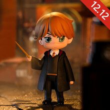 哈利波特手办 哈利波特盲盒一套 全套popmart隐藏魔杖魔法世界 罗恩与魔杖